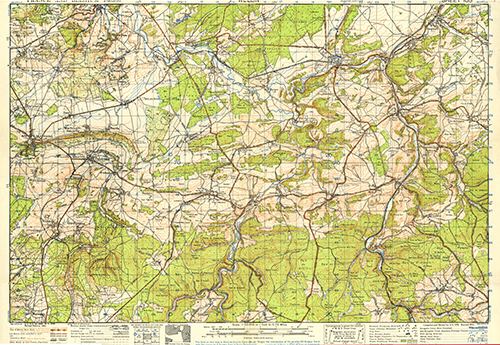 GSGS 4040 1:50,000 Wellin Sheet 105