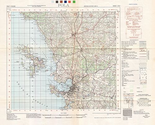 GSGS 4229 1:50,000 Pola Sheet 77A I