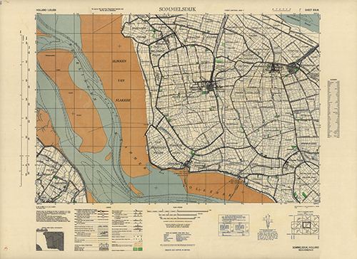 GSGS 4427 1:25,000 Sommelsdijk Sheet 8 NW