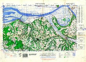 GSGS 4250 1:50,000 Pont Audemer Sheet 8E5