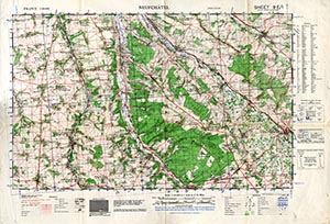 GSGS 4250 1:50,000 Neufchatel Sheet 9E1