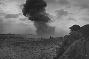 Browse 11 June 1944 German 88mm guns shell Utah Beach