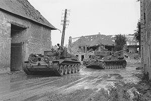 Cromwell ARV towing a Pz IV