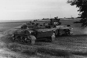 Browse Stuart and Sherman tanks of 33rd Armoured Brigade