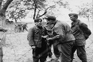 Browse Soldiers dealing with German prisoners