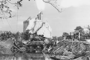 Browse Rouvres church and the repaired bridge.