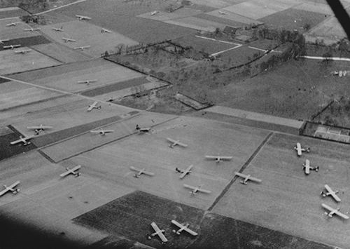 Airborne landing in the area of Hamminkeln