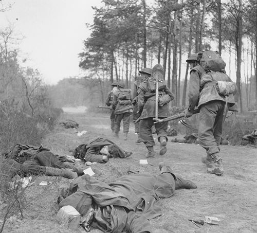 Troops of the 6th King's Own Scottish Borderers