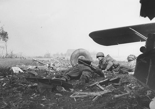 British soldiers from the 6th Airborne Division