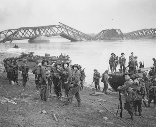 Troops of the 1st Cheshire Regiment