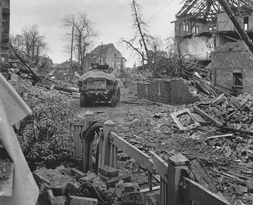 British tanks in Cleve Germany