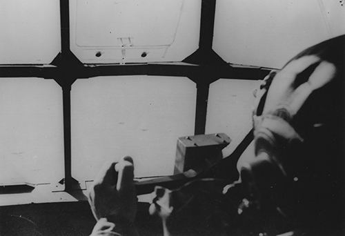 View from the cockpit of a Glider