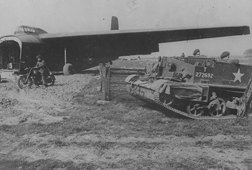 A Universal carrier unloaded