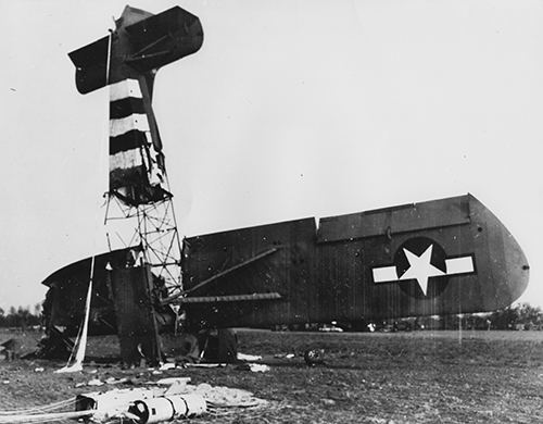 Crash landed US army glider at Wesel