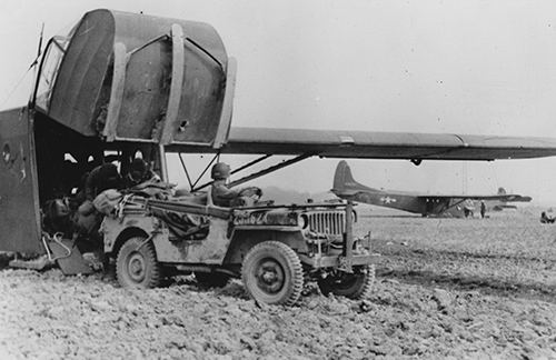 Jeep exits a CG-4A