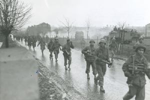 Browse 101st Airborne Infantry Div marches out of Bastogne