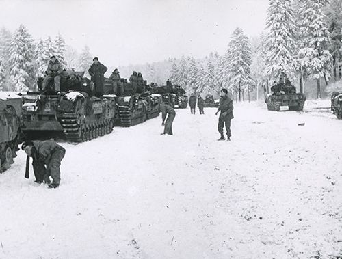 British Troops during the Ardennes Offensive