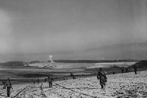 American infantrymen of the 4th Armoured Division