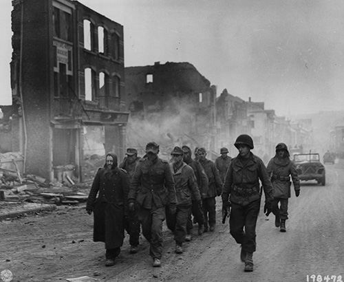 A Group of German prisoners