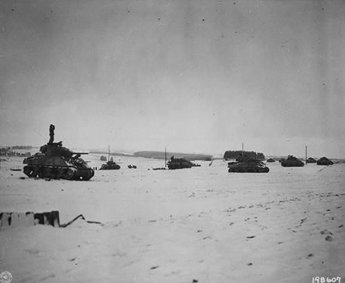 Tanks of the 4th Armoured Division