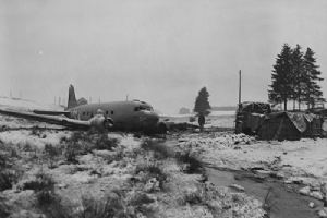 Browse C-47 cargo transport crash lands