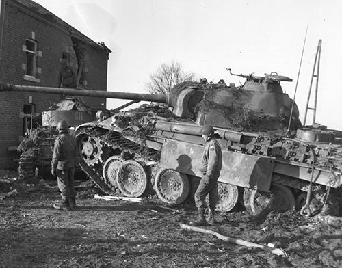 Tank crews from the 3rd Armoured Division