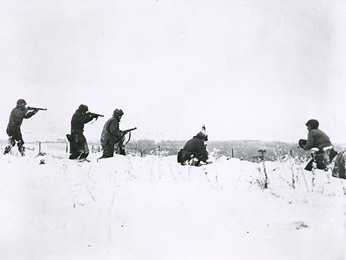 American Infantrymen from 9th Army