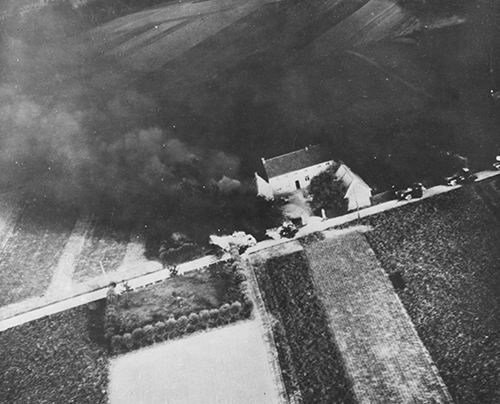 8th Airforce bomb a Belgian highway