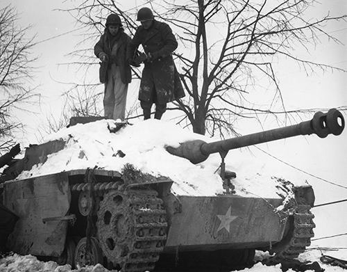 A German vehicle with American markings