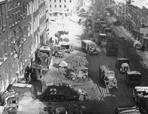 Bastogne on the 22nd January 1945