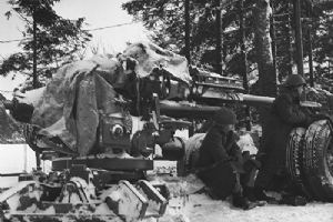 Browse 90mm Anti Tank gun belonging to 148th Field Artillery Bn