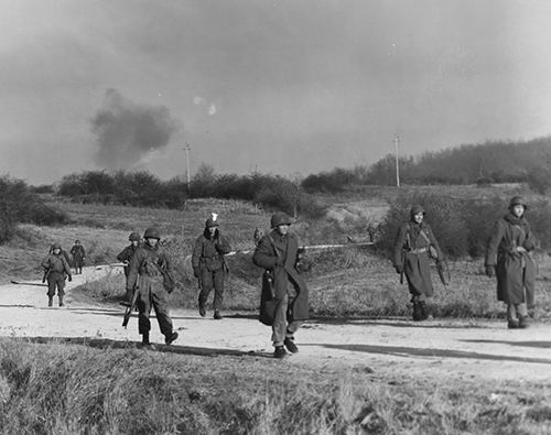 Infantrymen of the 2nd Armoured Division