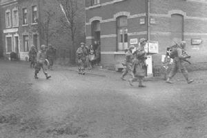 Browse 1st Battalion of the 506th PIR march Northwards