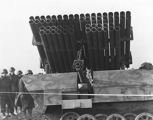 60 tube Rocket Launcher capable of firing 4.5 inch rockets