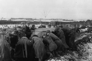 Browse Germans trying to move a vehicle out of the Ardennes mud