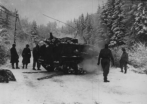 US half track of the 30th Division