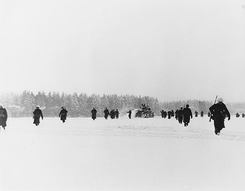 American troops of the 84th Infantry Division