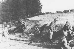 Browse Dugouts built into a bank near Vaux Chavanne