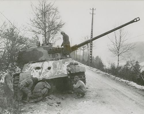 An abandoned Tiger II