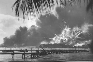 Browse USS Shaw exploding during the raid