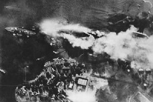 Browse Captured Japanese photograph taken during attack on Pearl Harbour