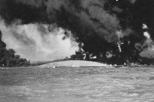 Browse The capsized USS OKLAHOMA