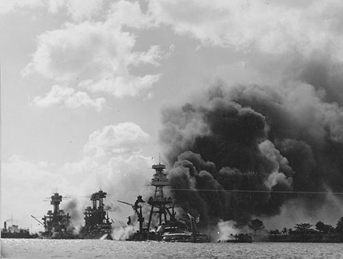 USS ARIZONA, the USS TENNESSEE and the USS WEST VIRGINIA